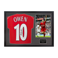 Michael Owen Signed Liverpool Shirt Classic Frame