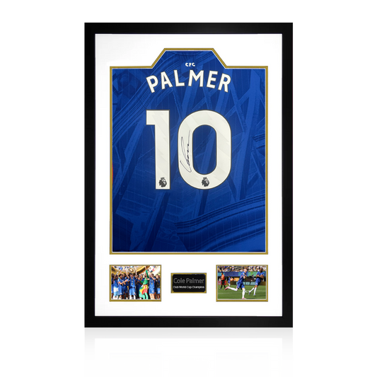 Cole Palmer Signed Chelsea 25/26 Club World Cup Champion Shirt Premium Frame