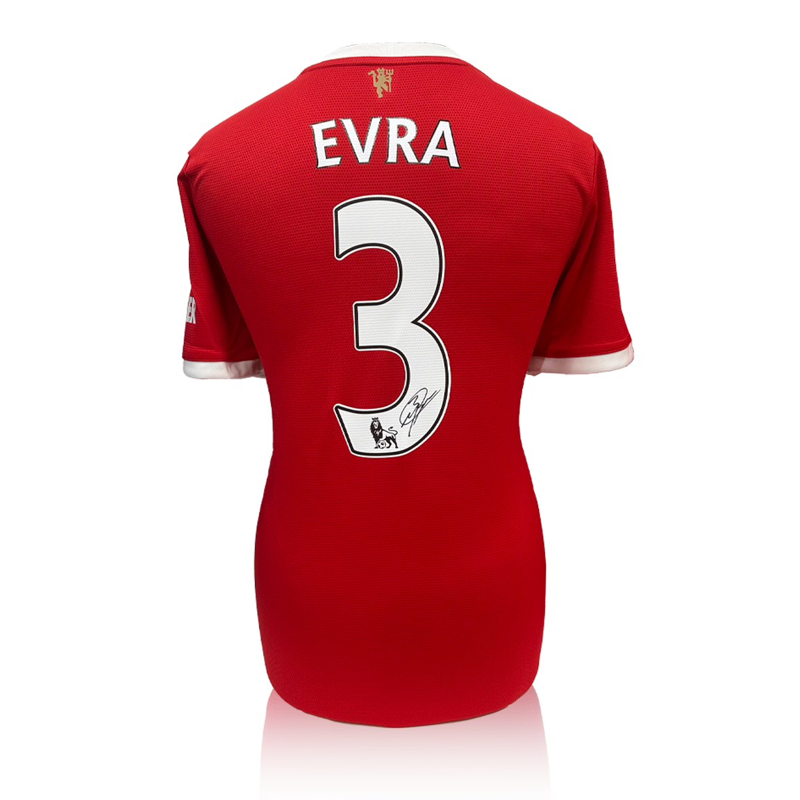 Patrice Evra Signed Manchester United Shirt