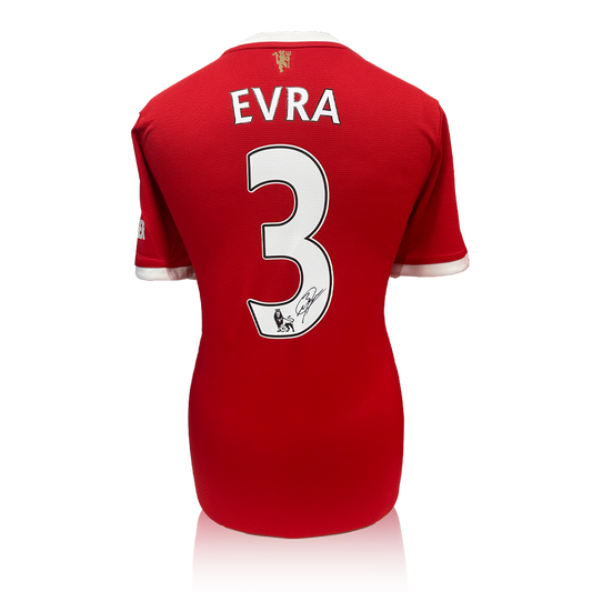 Patrice Evra Signed Manchester United Shirt