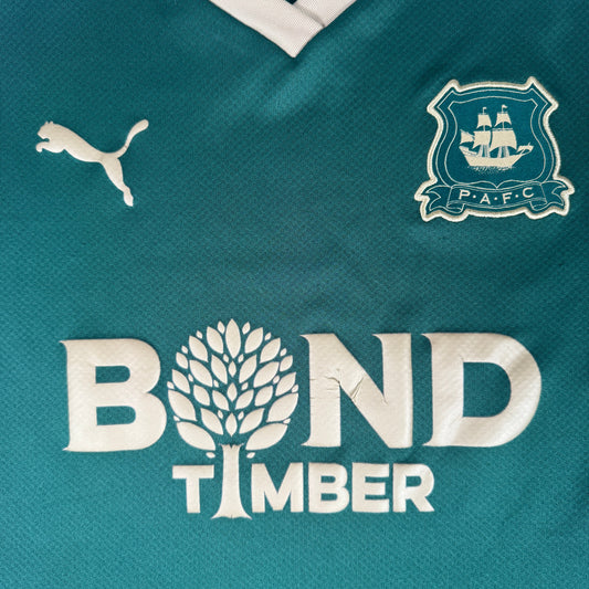 Plymouth Argyle 2023/2024 Home Football Shirt Small