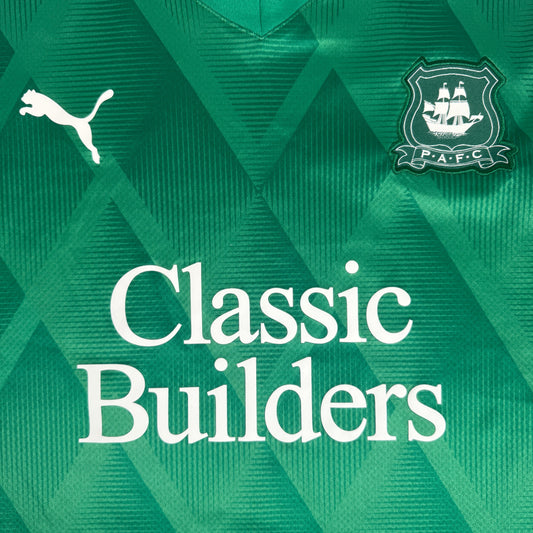 Plymouth Argyle 2024/2025 Home Football Shirt 4XL