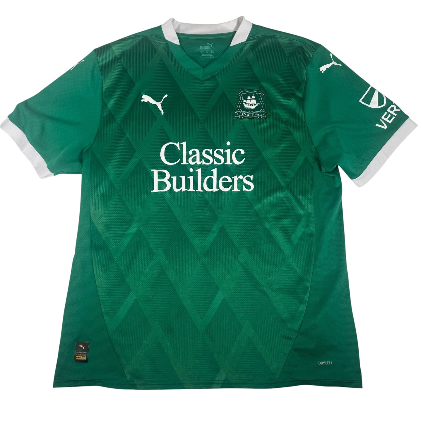 Plymouth Argyle 2024/2025 Home Football Shirt XL