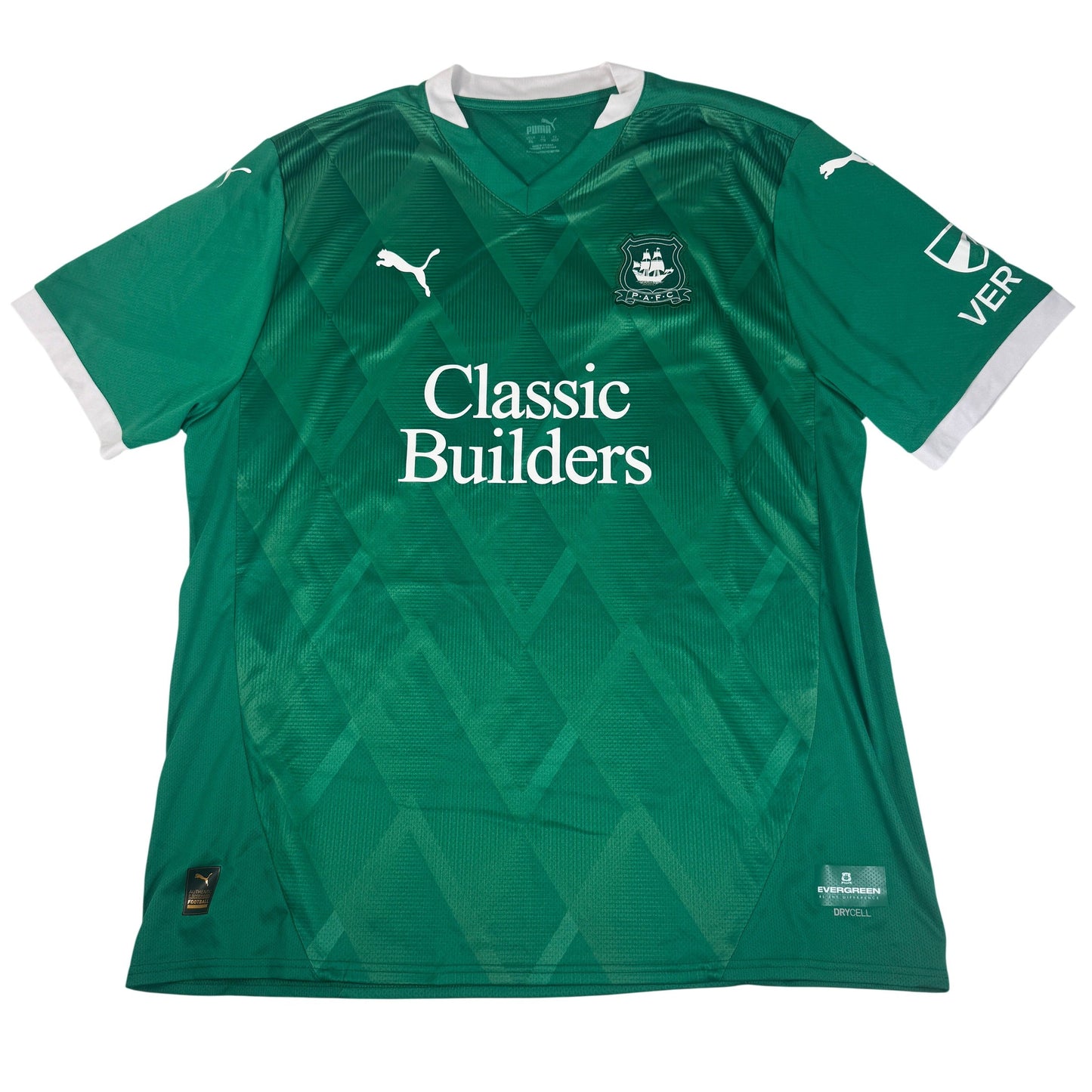 Plymouth Argyle 2024/2025 Home Football Shirt XXL
