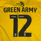 GREEN ARMY 12 Plymouth Argyle 2024/2025 Third Football Shirt 4XL