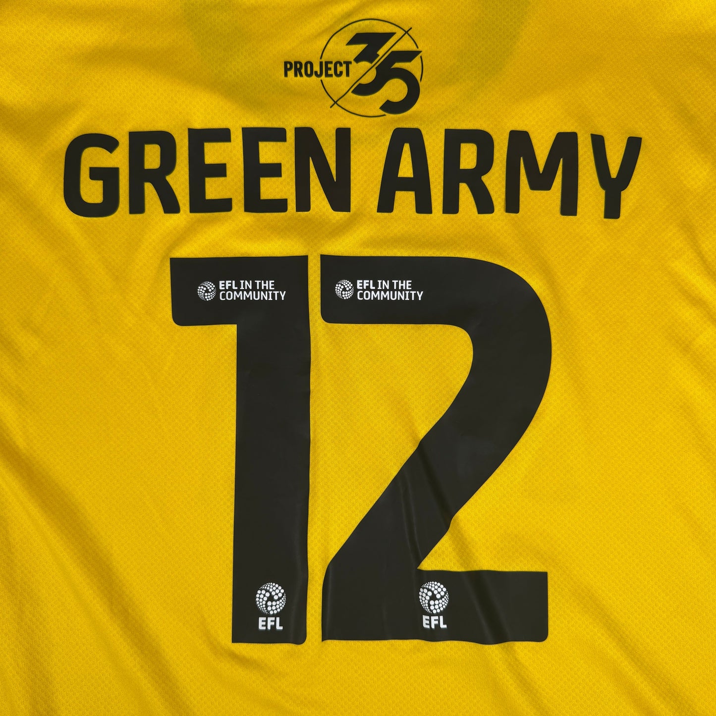 GREEN ARMY 12 Plymouth Argyle 2024/2025 Third Football Shirt 4XL