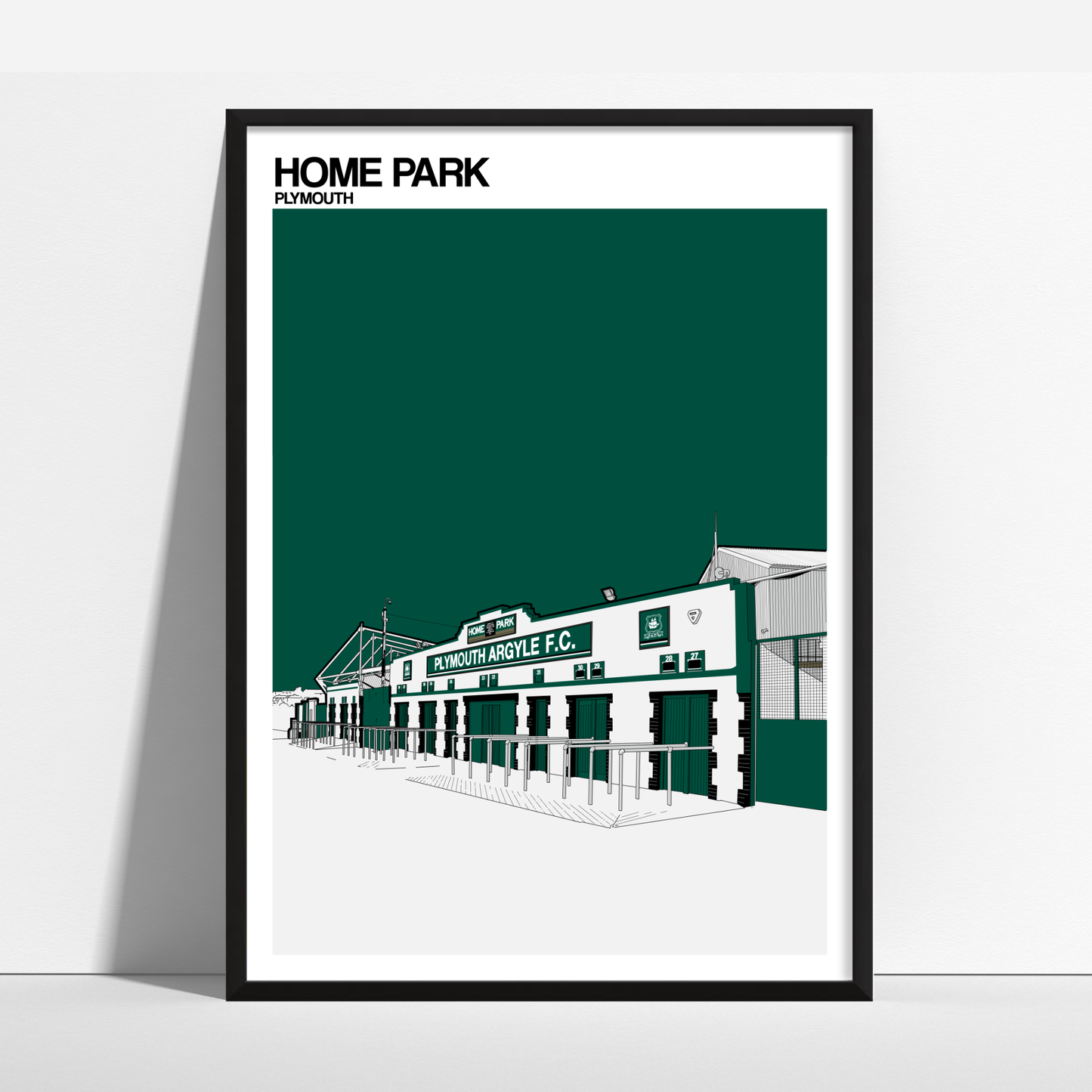 Plymouth Argyle Football Club Home Park Posters