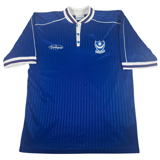 Portsmouth 1999/2000 Home Football Shirt Large