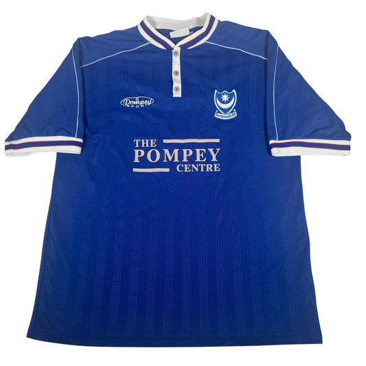 Portsmouth 1999/2000 Home Football Shirt Large
