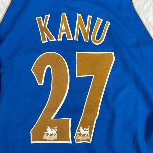 KANU 27 Portsmouth 2006/2007 Home Football Shirt XL