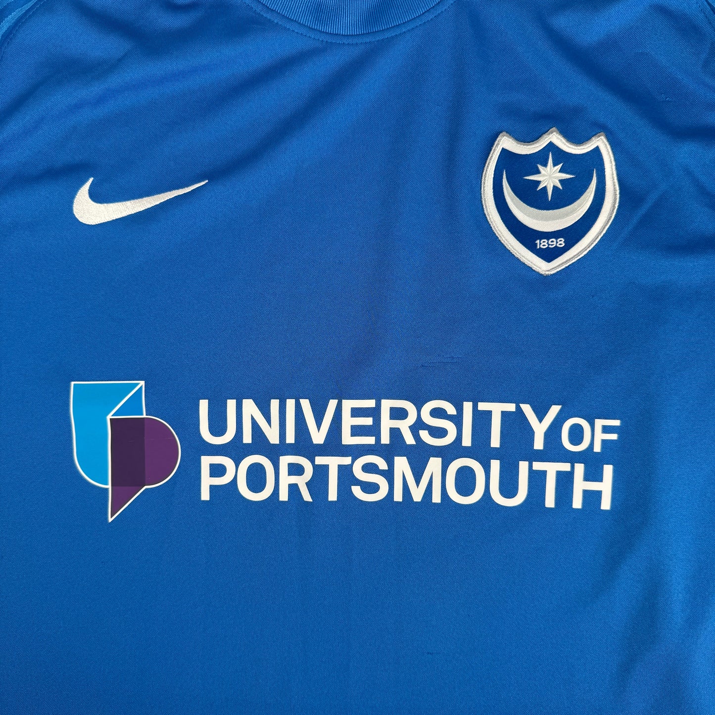 Portsmouth 2021/2022 Home Football Shirt XL
