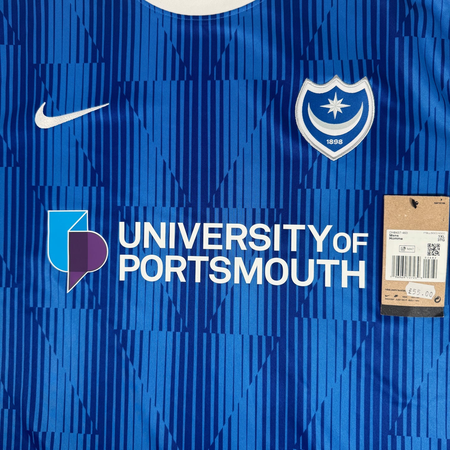 Portsmouth 2023/2024 Home Shirt 3XL BNWT