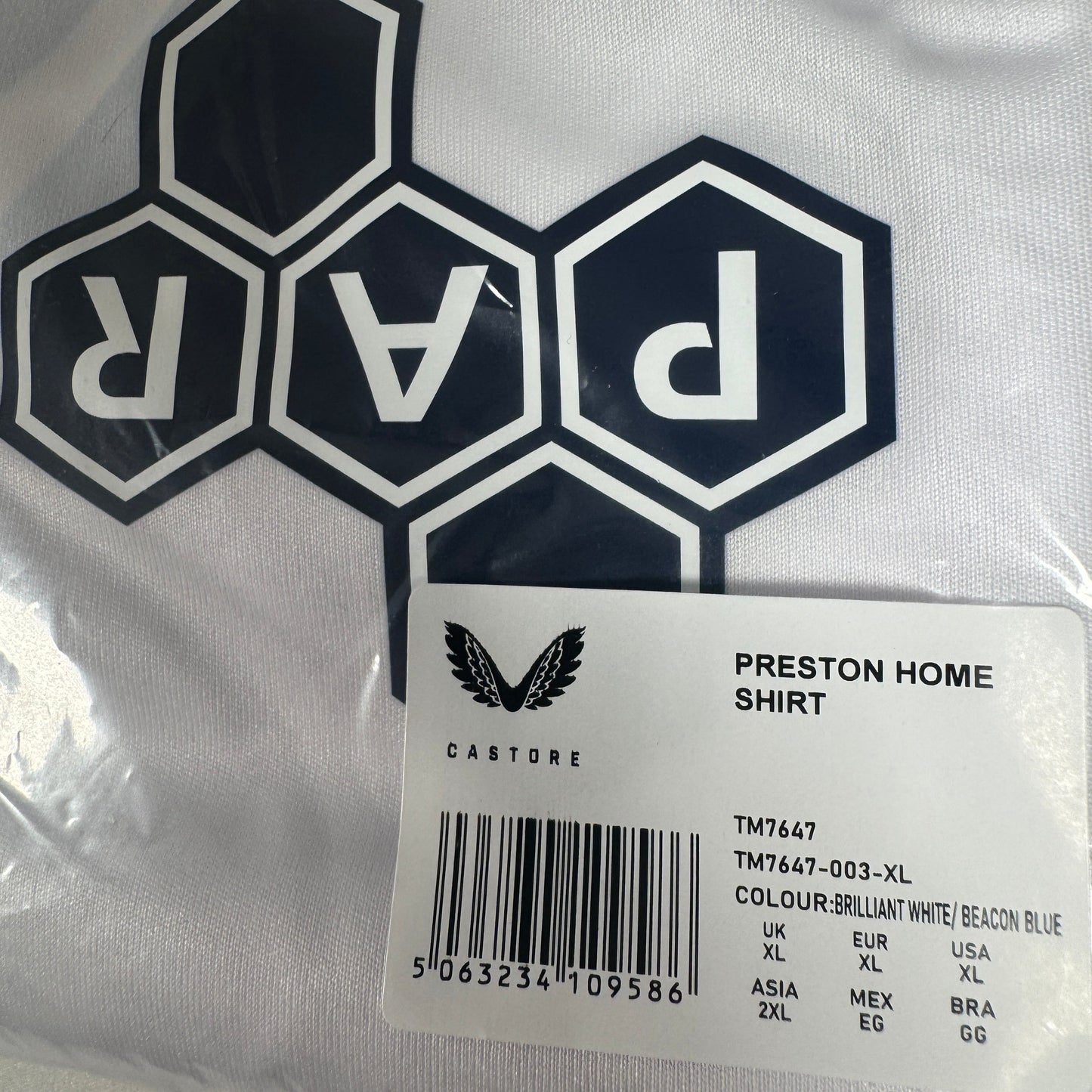 Preston North End 2024/2025 Home Shirt XL BNWT BNIB