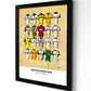 Preston North End FC Shirts - A2 Signed Limited Edition Prints