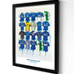 Millwall A2 Limited Edition Print – Shirt Wall Art