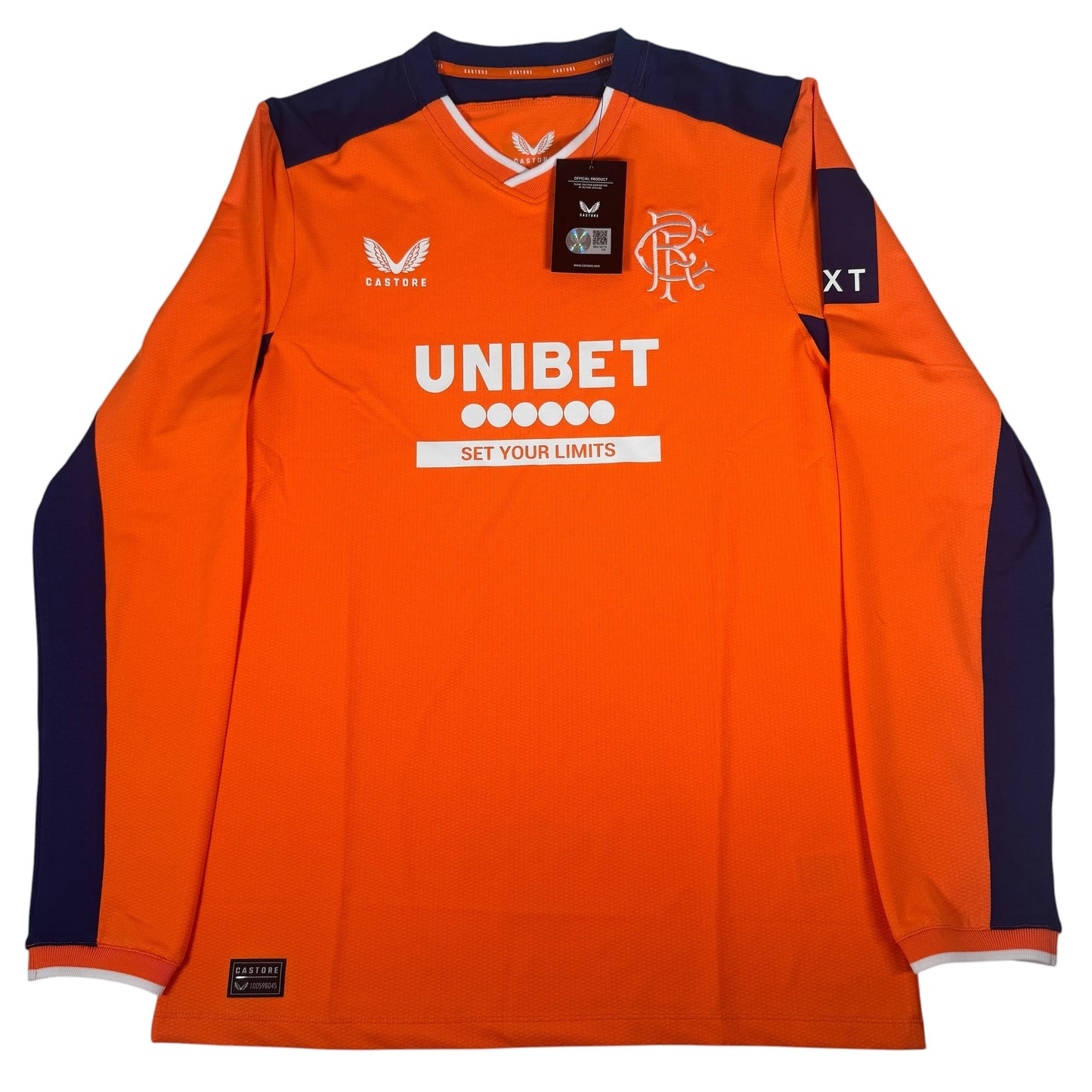 Rangers 2022/2023 Third Long Sleeve Football Shirt Medium BNWT