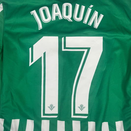 JOAQUIN 17 Real Betis 2019/2020 Home Player Spec Football Shirt Large