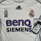 Real Madrid 2006/2007 Home Football Shirt Large BNWT