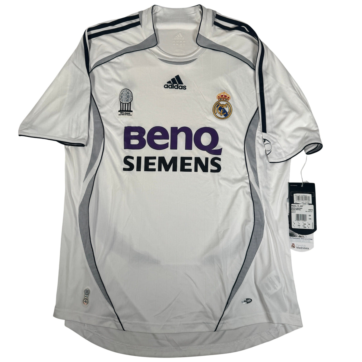 Real Madrid 2006/2007 Home Football Shirt Large BNWT