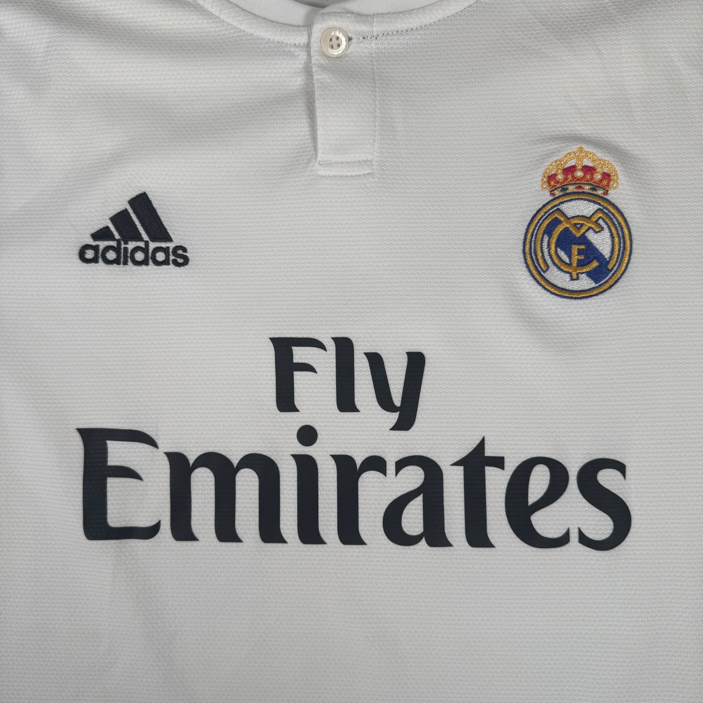 Real Madrid 2018/2019 Home Football Shirt Large