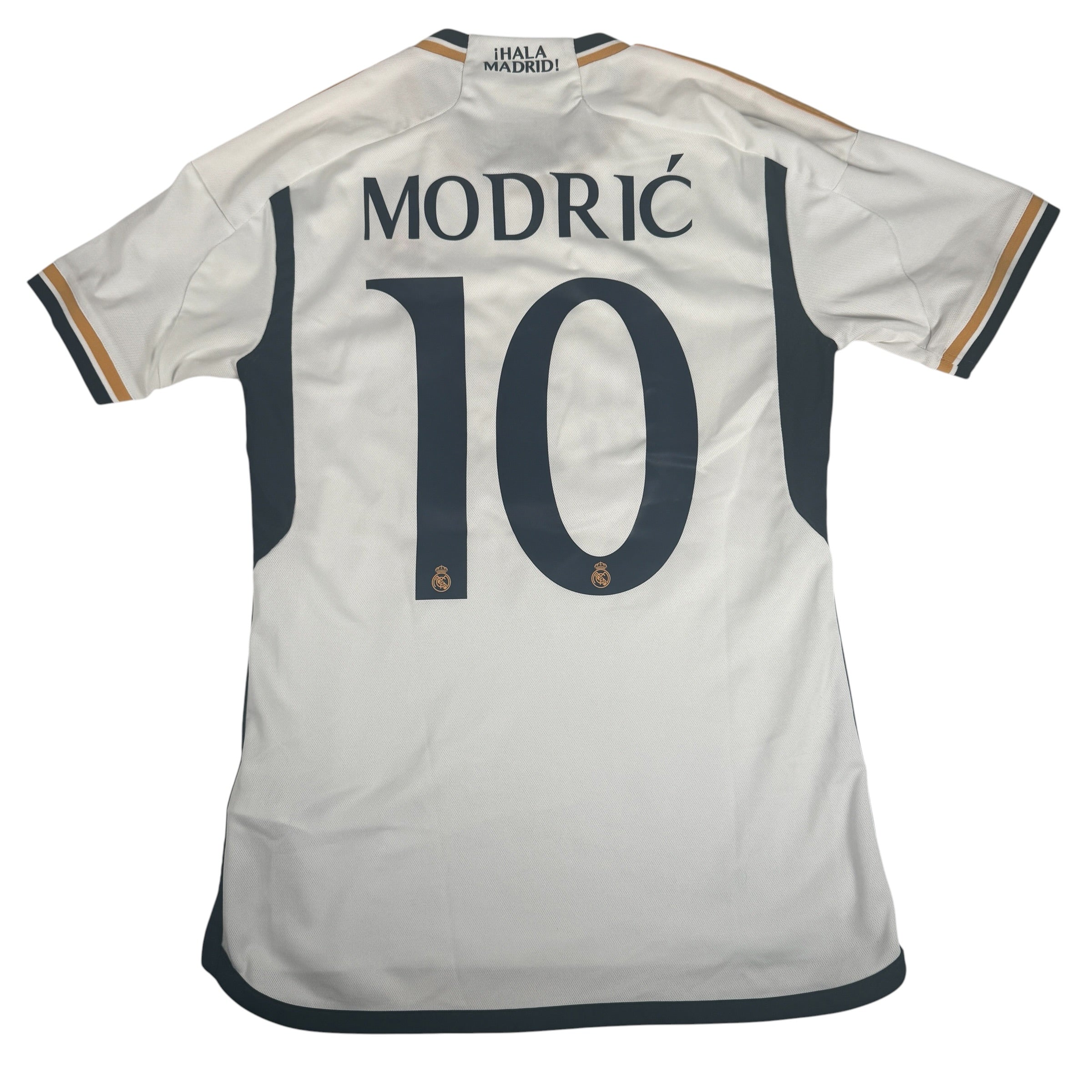 Real Madrid 2023/2024 Home Shirt Small MODRIC 10 – Casual Football Shirts