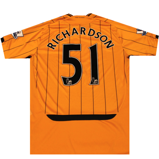 Hull City 2009-2010 Home Shirt Kieran Richardson (Excellent) XL