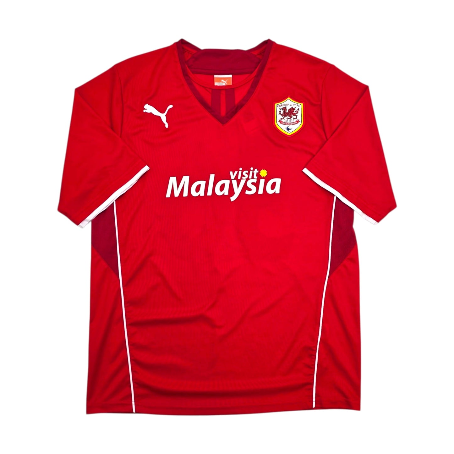 2013/14 Cardiff City Home Football Shirt (L) Puma #36 Zaha