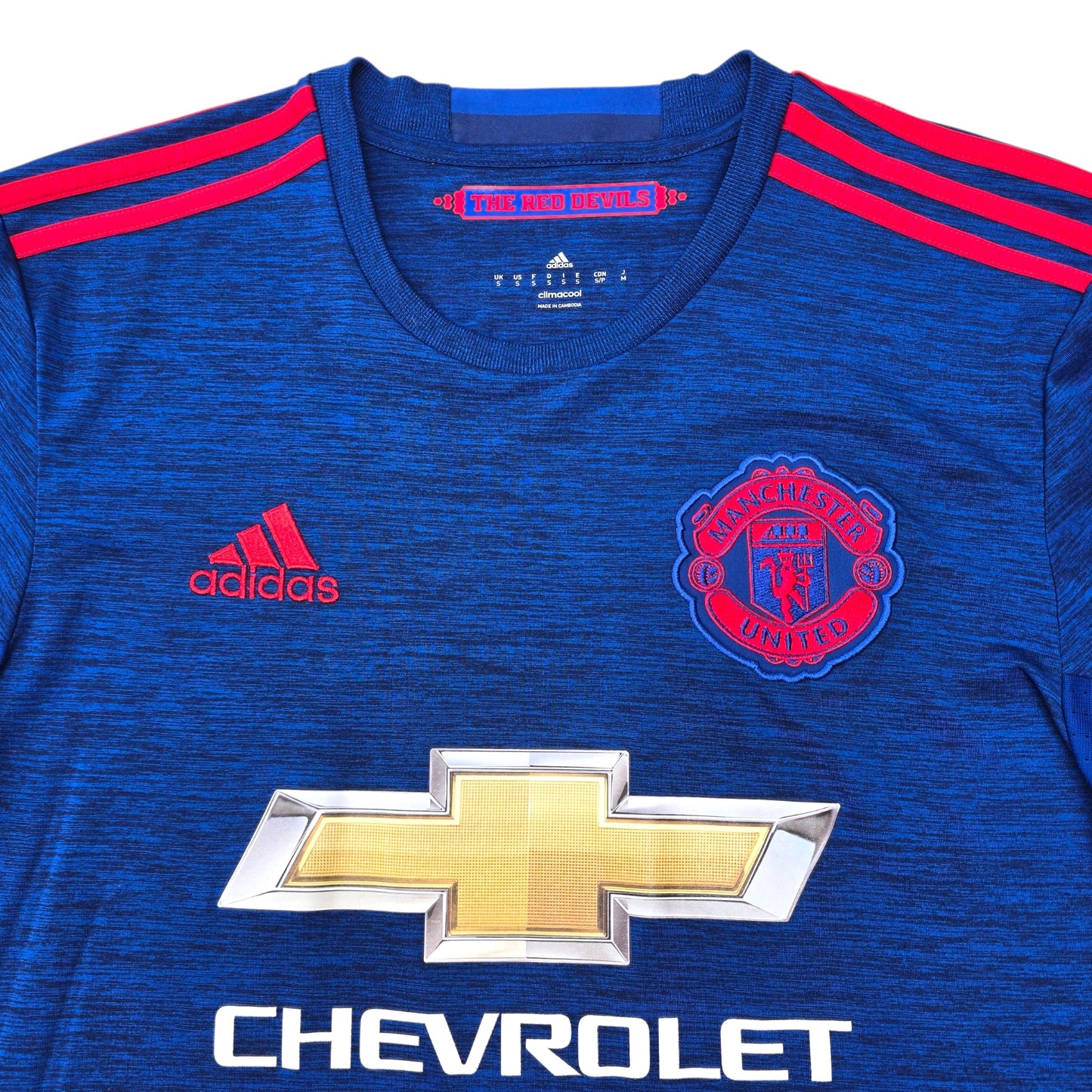 2016/17 Manchester United Away Football Shirt (S) Adidas #6 Pogba