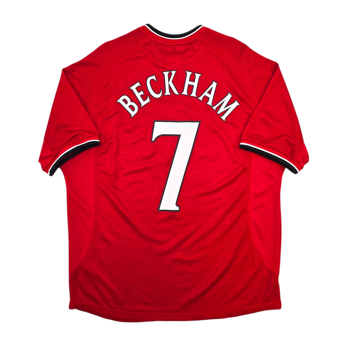 2000/02 Manchester United Home Football Shirt (2XL) Umbro #7 Beckham
