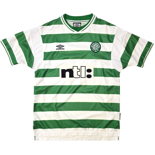 1999/01 Celtic Home Football Shirt (L) Umbro
