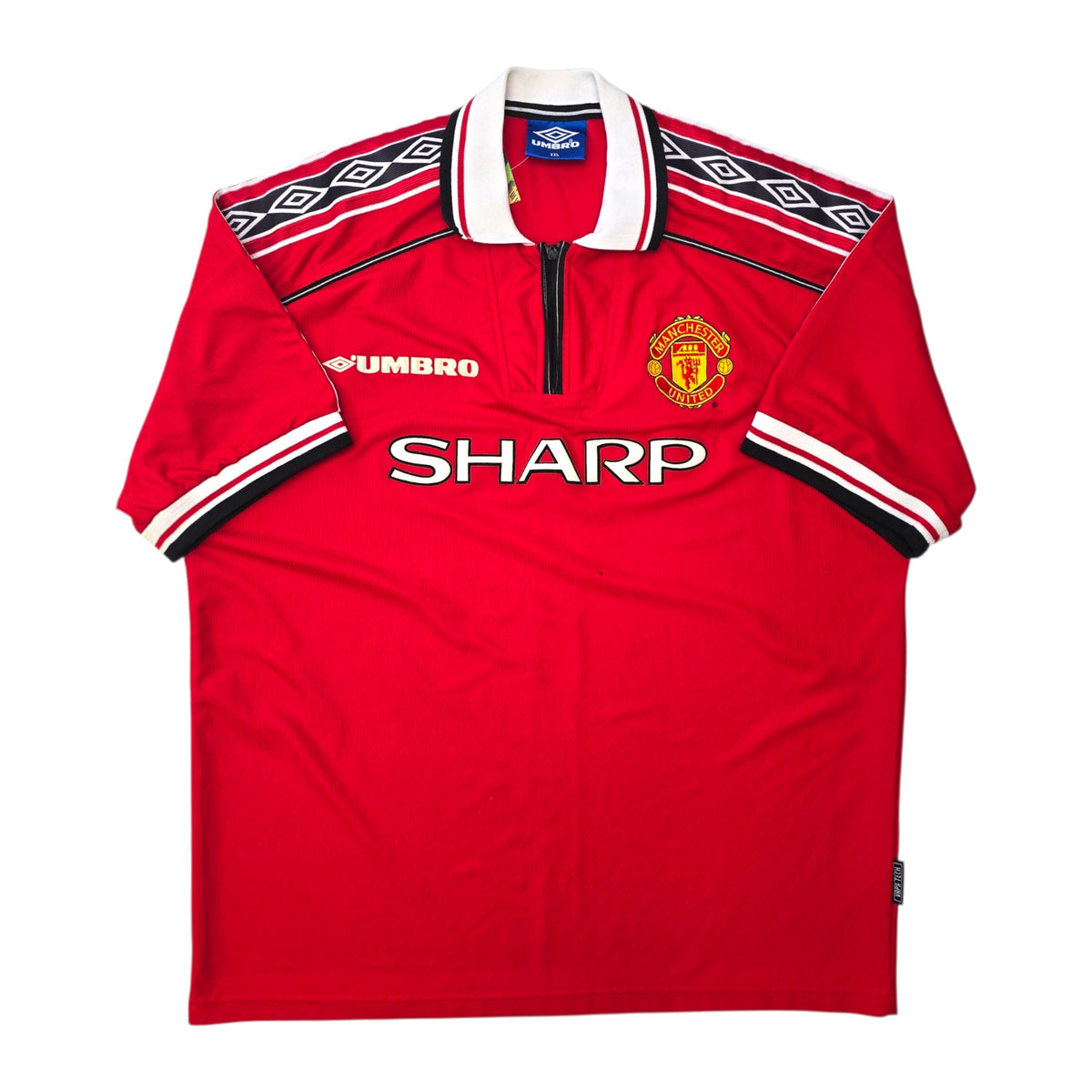 1998/00 Manchester United Home Football Shirt (2XL) Umbro
