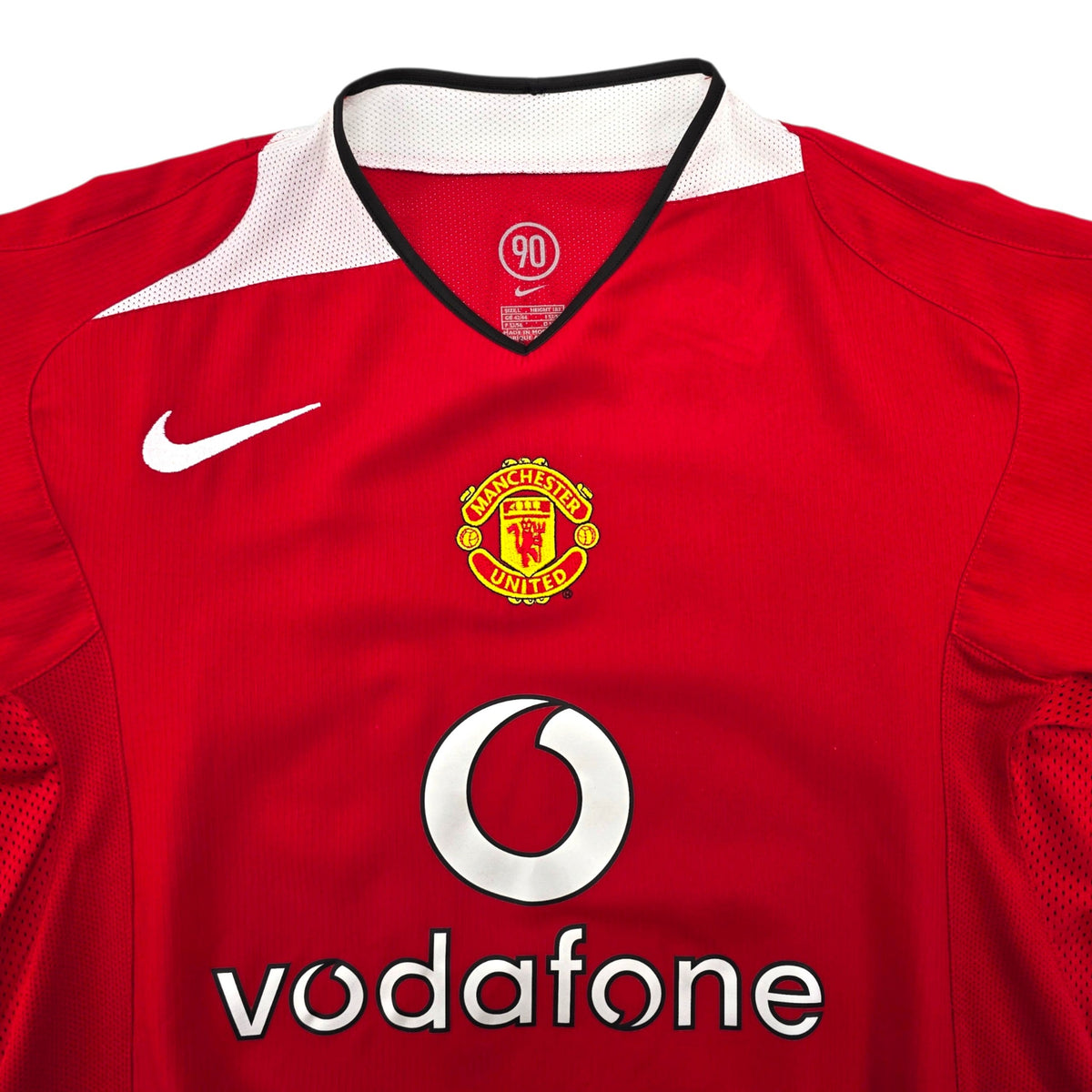2004/06 Manchester United Home Football Shirt (L) Nike #7 Ronaldo