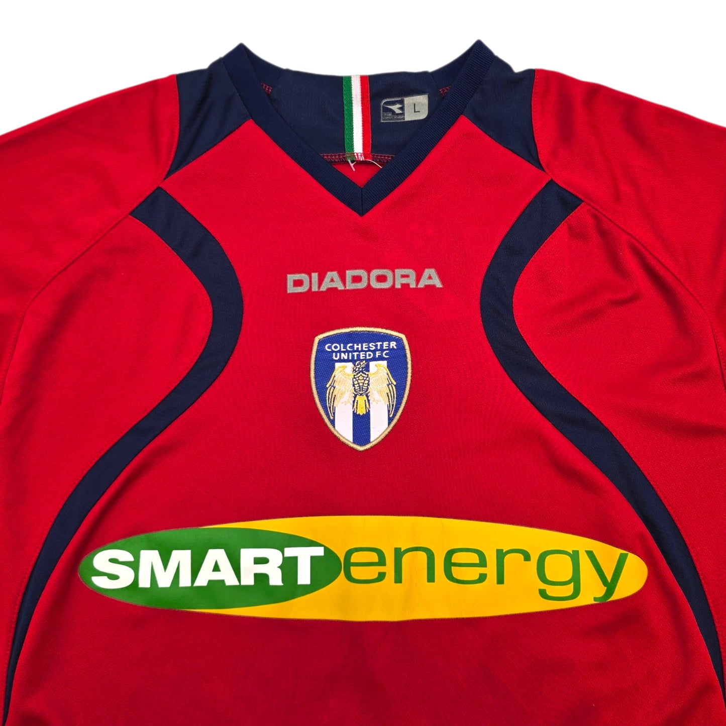 2006/07 Colchester United Away Football Shirt (L) Diadora #26