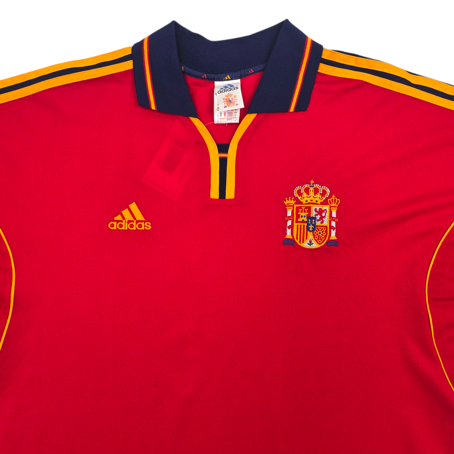 1999/02 Spain Home Football Shirt (XL) Adidas