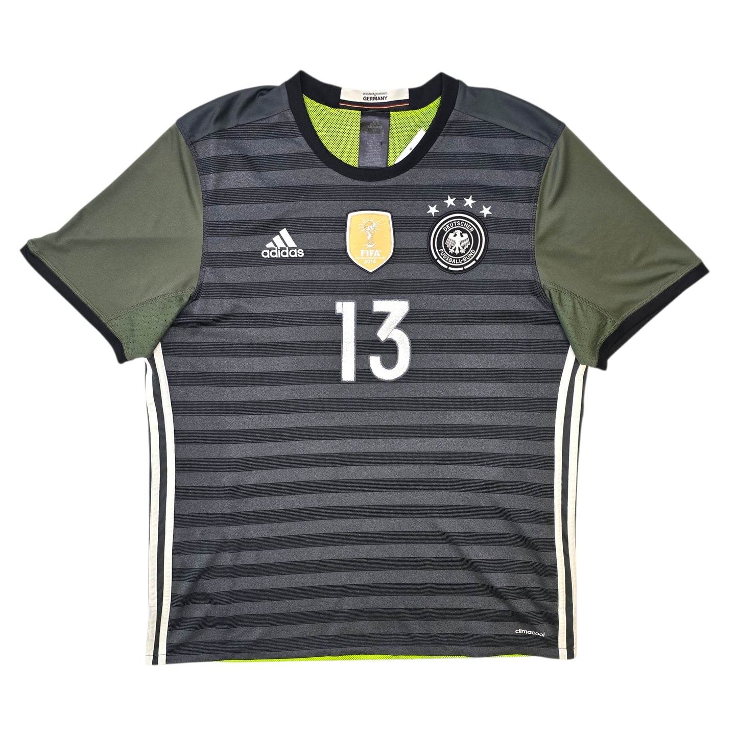 2016/17 Germany Away Football Shirt (XL) Adidas #13 Muller (Reversable)