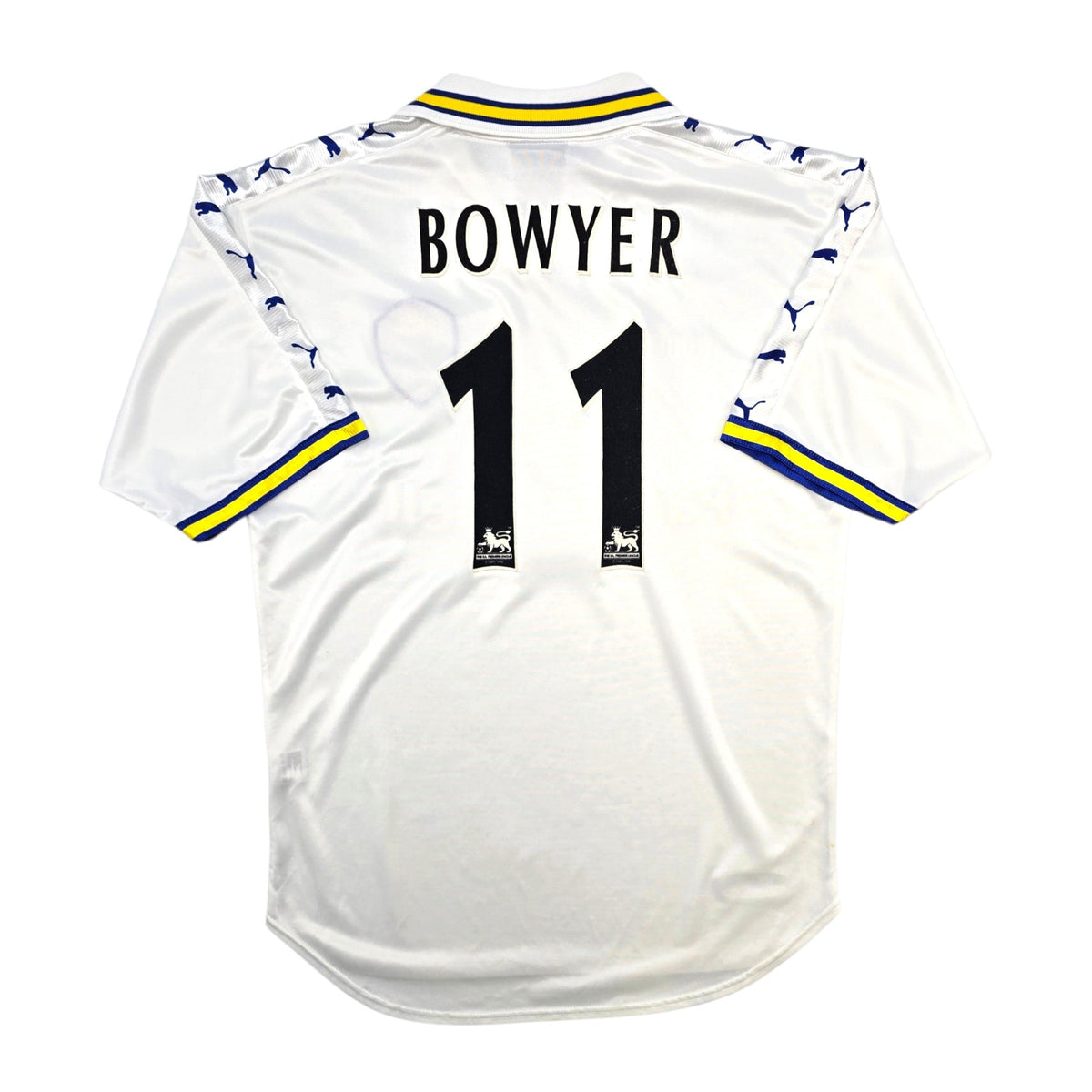 1998/00 Leeds United Home Football Shirt (M) Puma #11 Bowyer