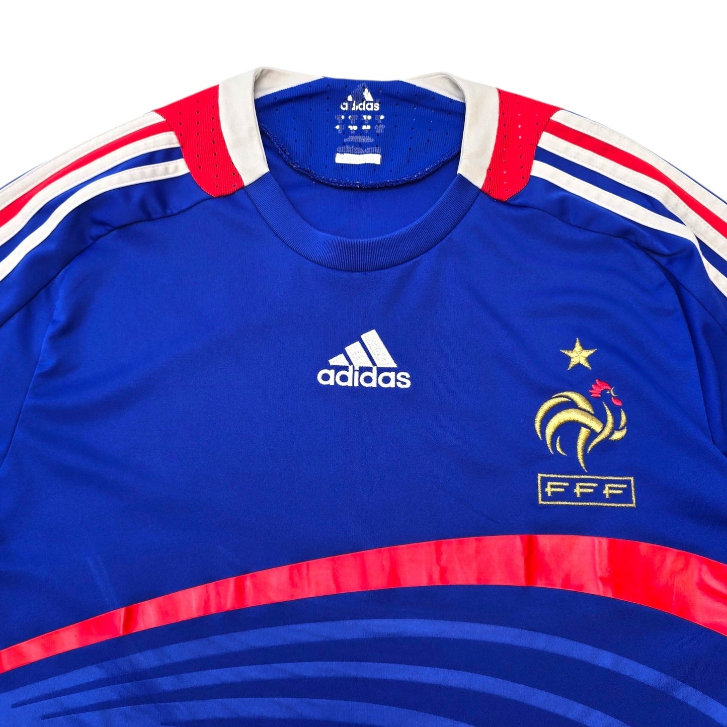 2007/08 France Home Football Shirt (L) Adidas