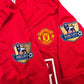 2007/09 Manchester United Home Football Shirt (M) Nike #9 Berbatov