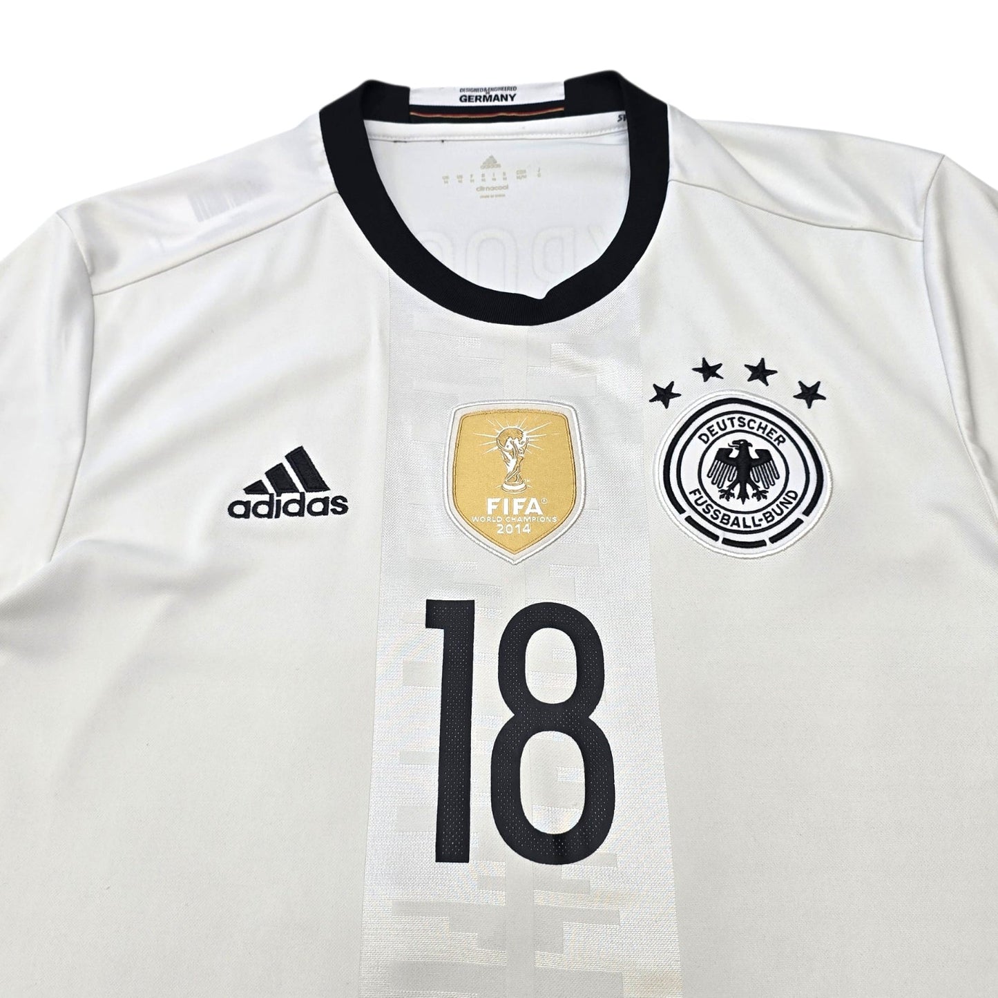 2016/17 Germany Home Football Shirt (M) Adidas #18 Kroos