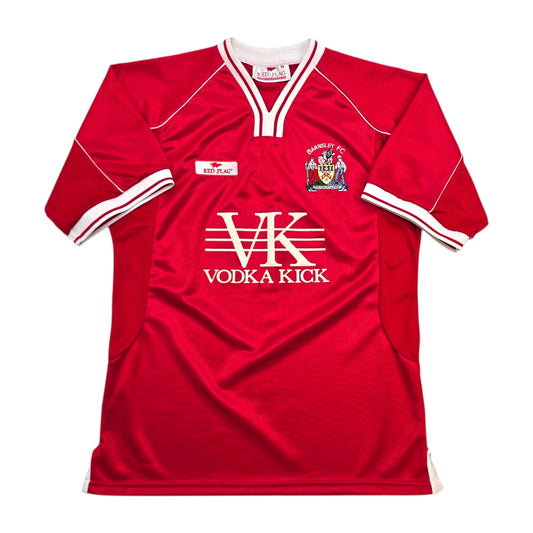 2003/04 Barnsley Home Football Shirt (S) Red Flag