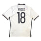 2016/17 Germany Home Football Shirt (M) Adidas #18 Kroos