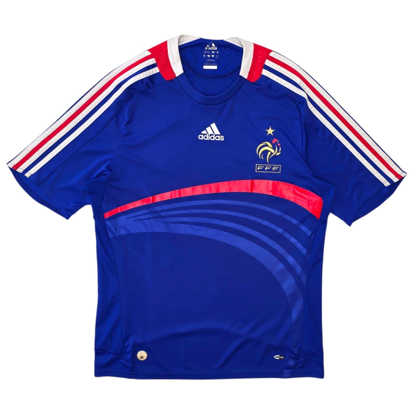 2007/08 France Home Football Shirt (L) Adidas