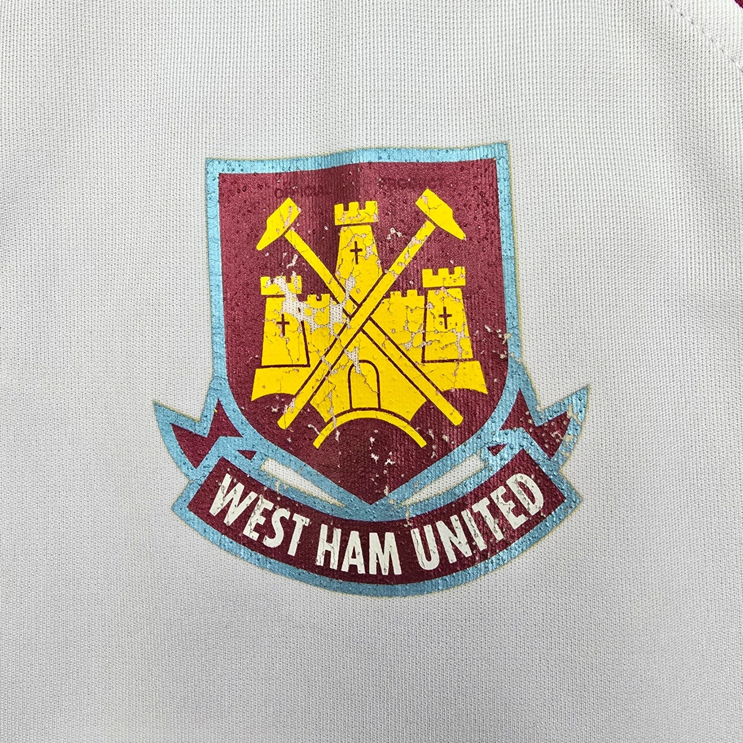 2005/06 West Ham United Away Football Shirt (XL) Reebok #9 Ashton