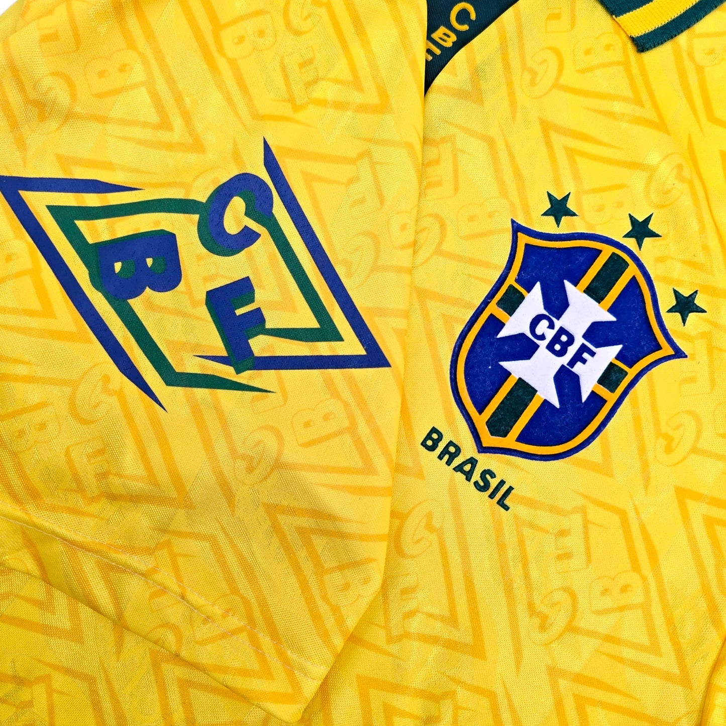 1991/93 Brazil Home Football Shirt (XL) Umbro
