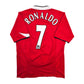 2004/06 Manchester United Home Football Shirt (L) Nike #7 Ronaldo