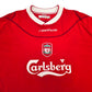 2002/04 Liverpool Home Football Shirt (2XL) Reebok #17 Gerrard