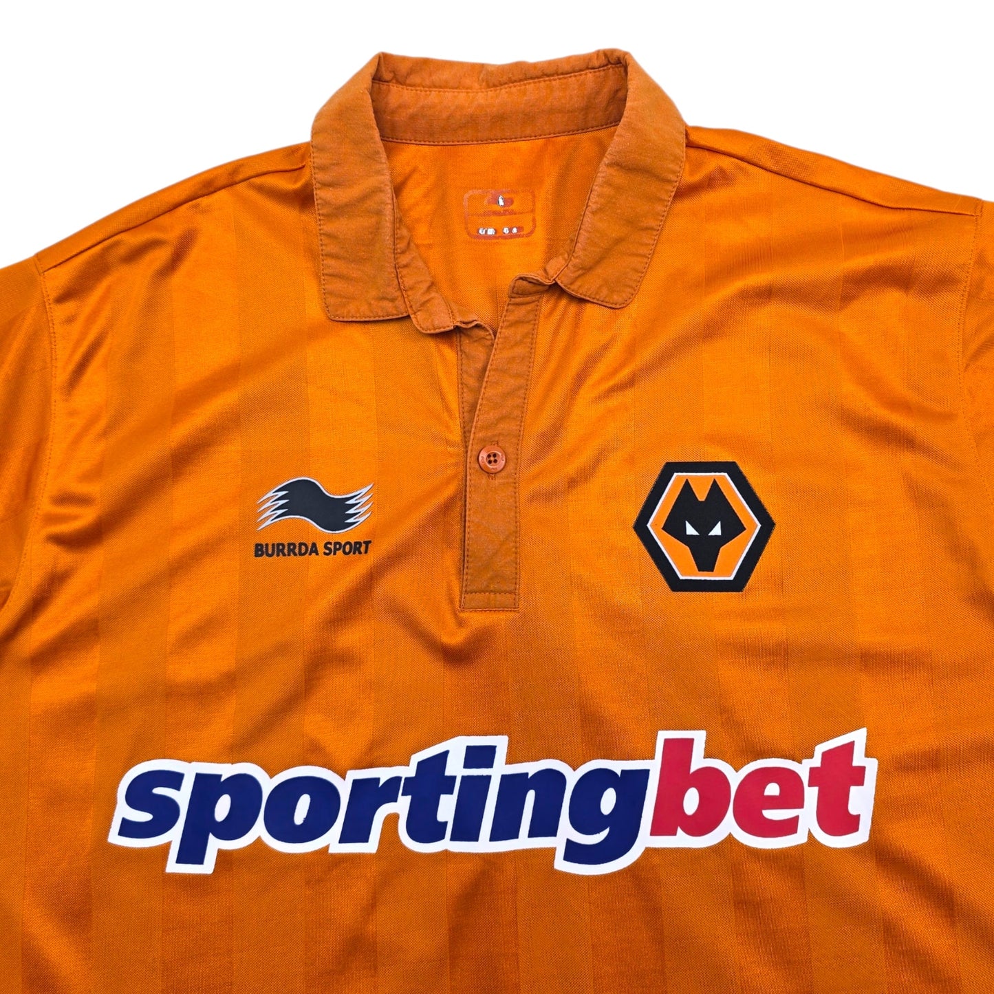 2012/13 Wolverhampton Wanderers Home Football Shirt (M) Burrda Sport #9 Ebanks-Blake