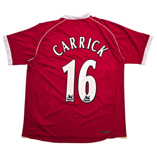 2006/07 Manchester United Home Football Shirt (L) Nike #16 Carrick