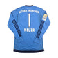 2015/16 Bayern Munich Goal Keeper Football Shirt (S) Adidas #1 Neuer