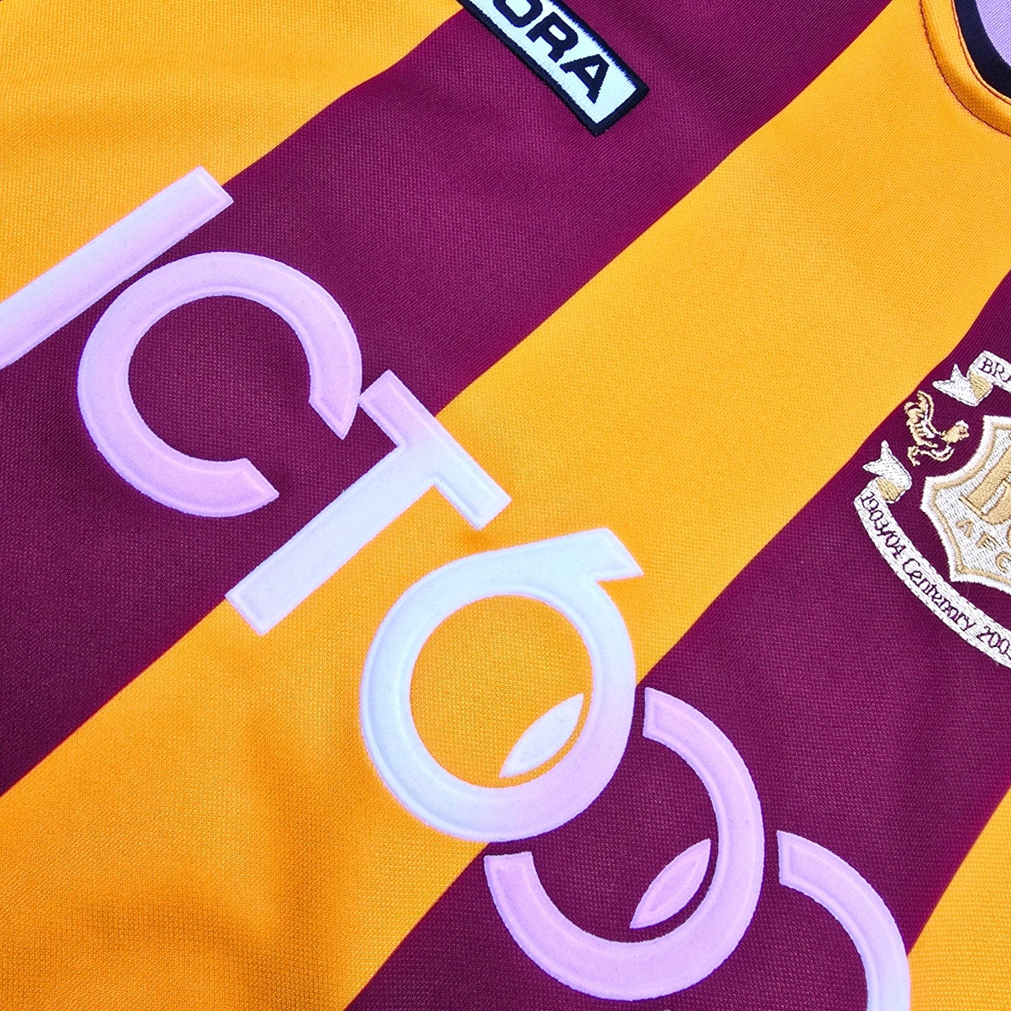 2003/04 Bradford City Home Football Shirt (L) Diadora (Centenary Shirt)